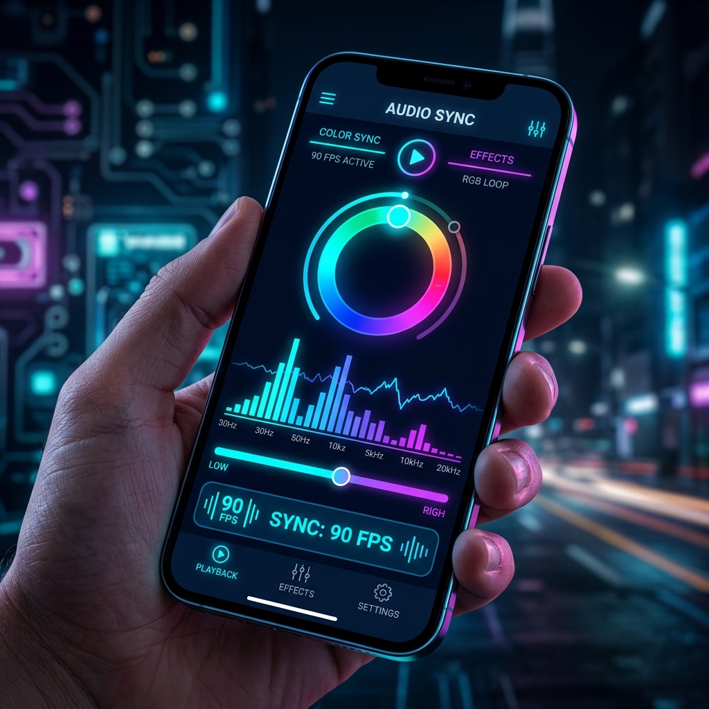 Auralux Mobile App Interface